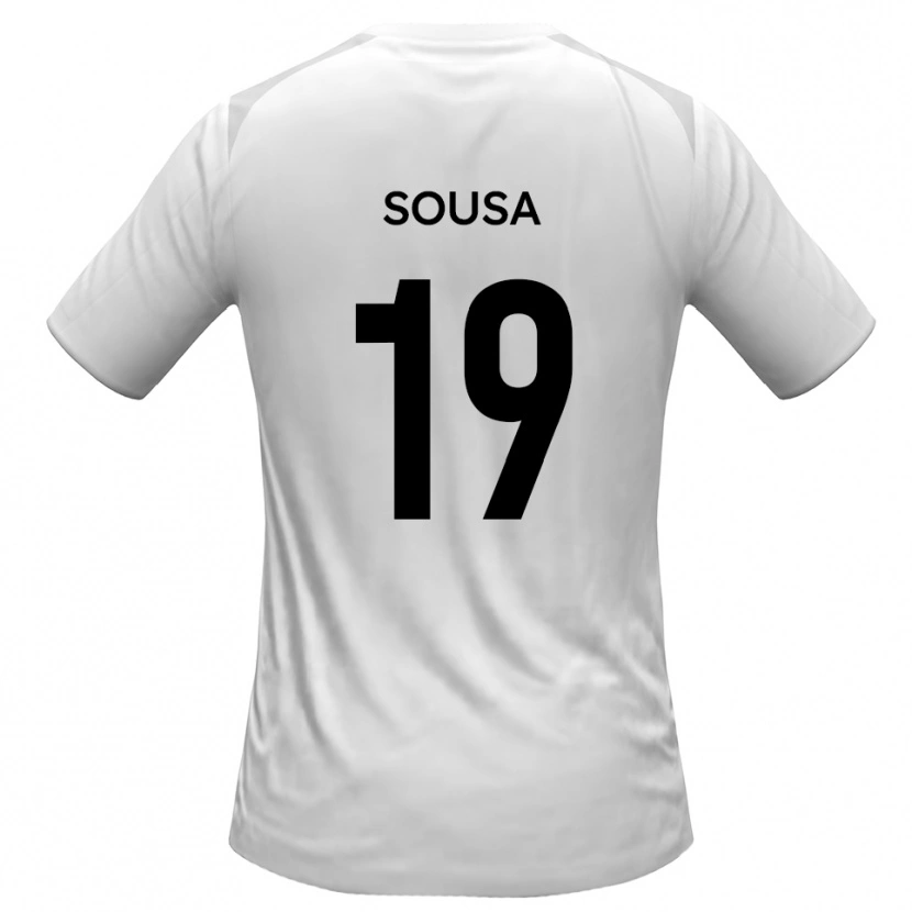 Danxen Heren Érico Sousa #19 Wit Grijs Thuisshirt Thuistenue 2025/26 T-Shirt België