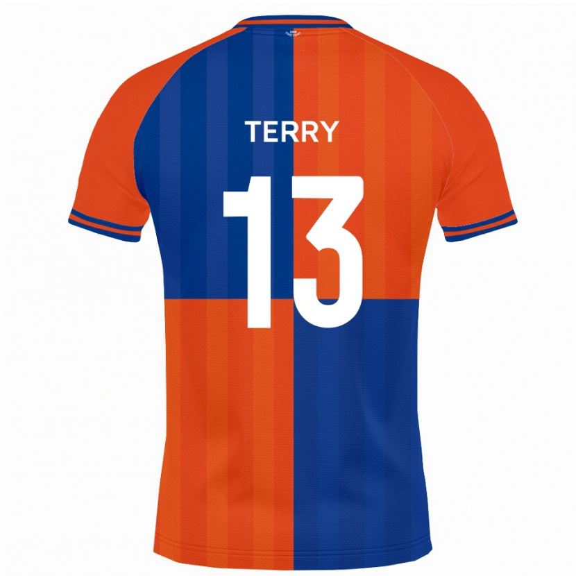 Danxen Heren Mason Terry #13 Oranje Koningsblauw Thuisshirt Thuistenue 2025/26 T-Shirt België