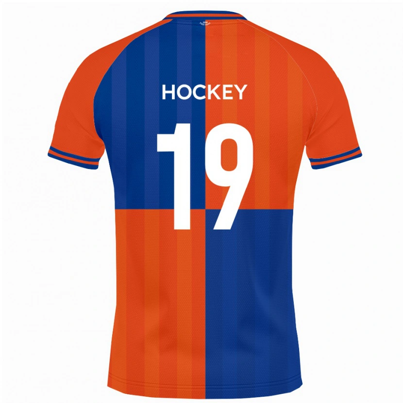 Danxen Heren Freddie Hockey #19 Oranje Koningsblauw Thuisshirt Thuistenue 2025/26 T-Shirt België