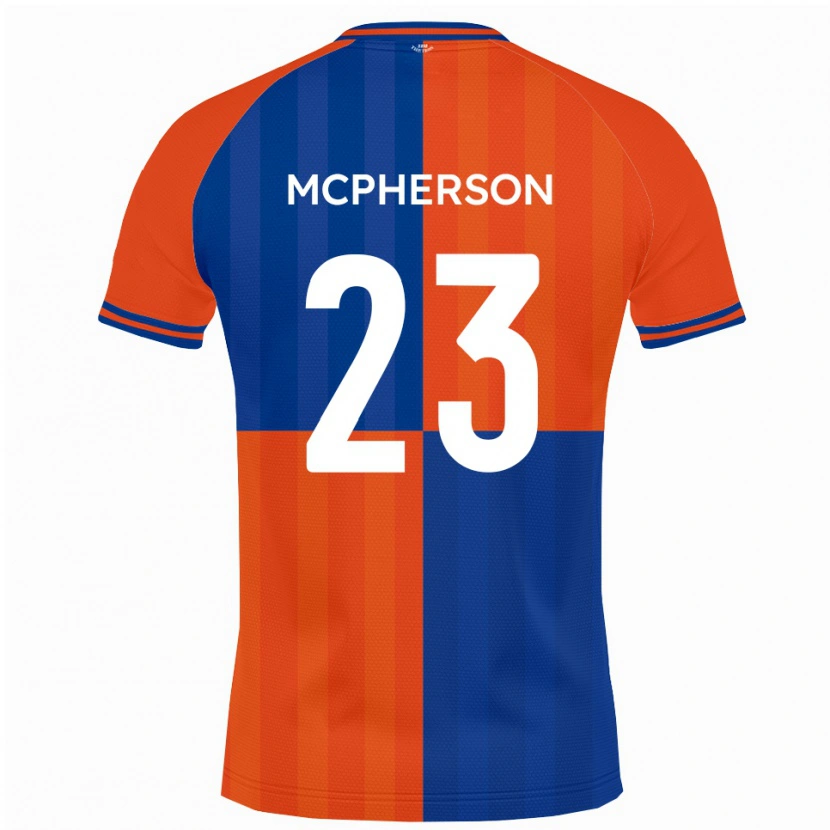 Danxen Heren Cameron Mcpherson #23 Oranje Koningsblauw Thuisshirt Thuistenue 2025/26 T-Shirt België