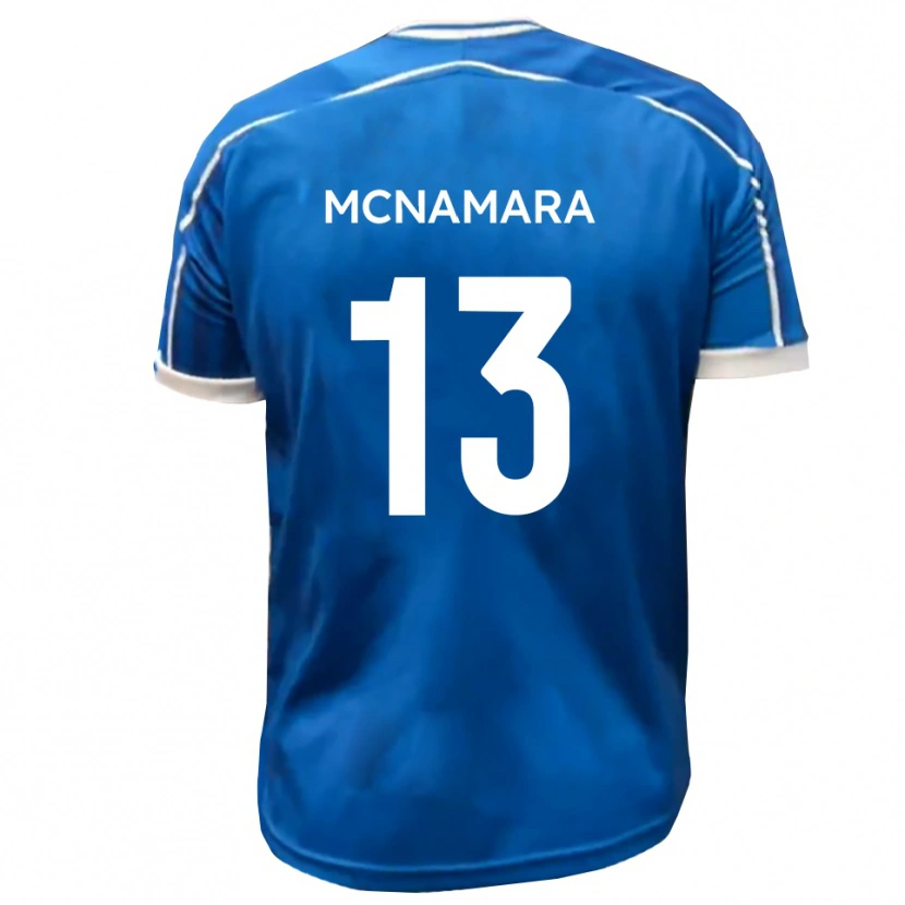 Danxen Heren Josh Mcnamara #13 Blauw Wit Thuisshirt Thuistenue 2025/26 T-Shirt België