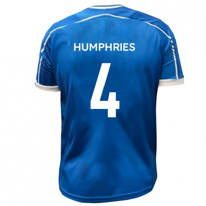 Danxen Heren Lloyd Humphries #4 Blauw Wit Thuisshirt Thuistenue 2025/26 T-Shirt België