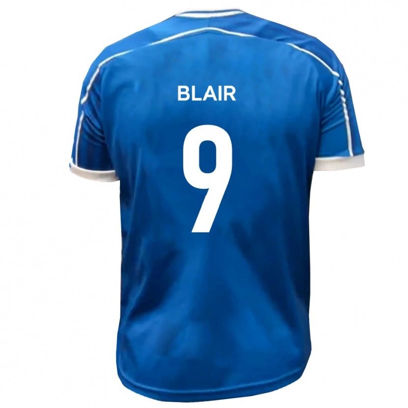Danxen Heren Aaron Blair #9 Blauw Wit Thuisshirt Thuistenue 2025/26 T-Shirt België