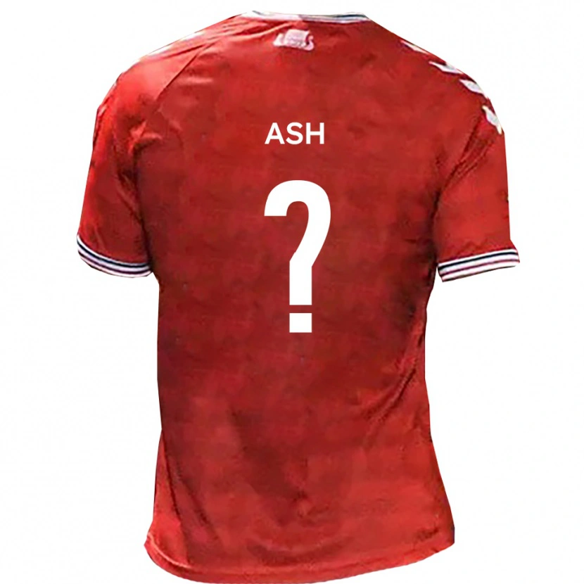 Danxen Heren Milly Ash #0 Rood Wit Thuisshirt Thuistenue 2025/26 T-Shirt België