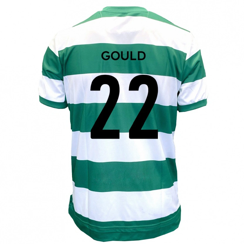Danxen Heren Matt Gould #22 Groen Wit Thuisshirt Thuistenue 2025/26 T-Shirt België