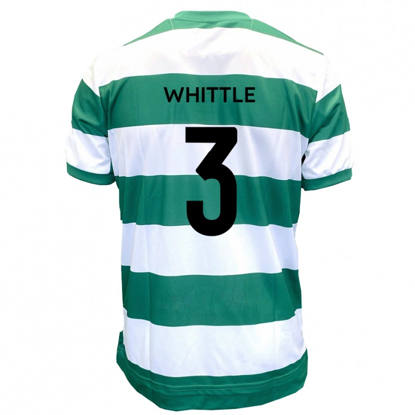 Danxen Heren Alex Whittle #3 Groen Wit Thuisshirt Thuistenue 2025/26 T-Shirt België