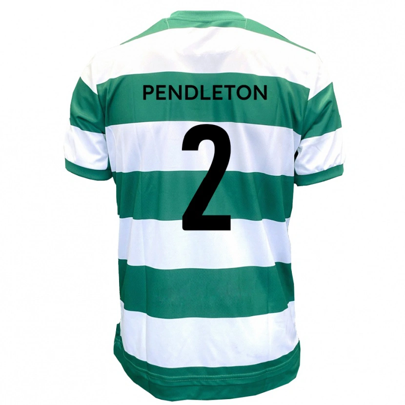 Danxen Heren Byron Pendleton #2 Groen Wit Thuisshirt Thuistenue 2025/26 T-Shirt België