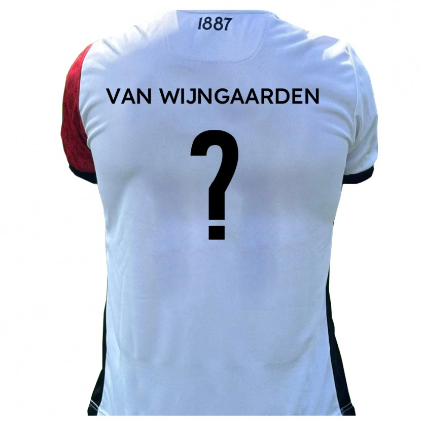 Danxen Heren Stefan Van Wijngaarden #0 Rood Wit Thuisshirt Thuistenue 2025/26 T-Shirt België