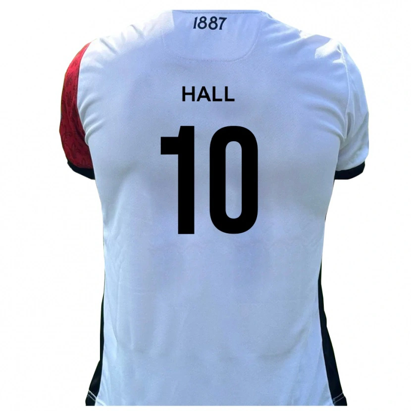 Danxen Heren Luke Hall #10 Rood Wit Thuisshirt Thuistenue 2025/26 T-Shirt België