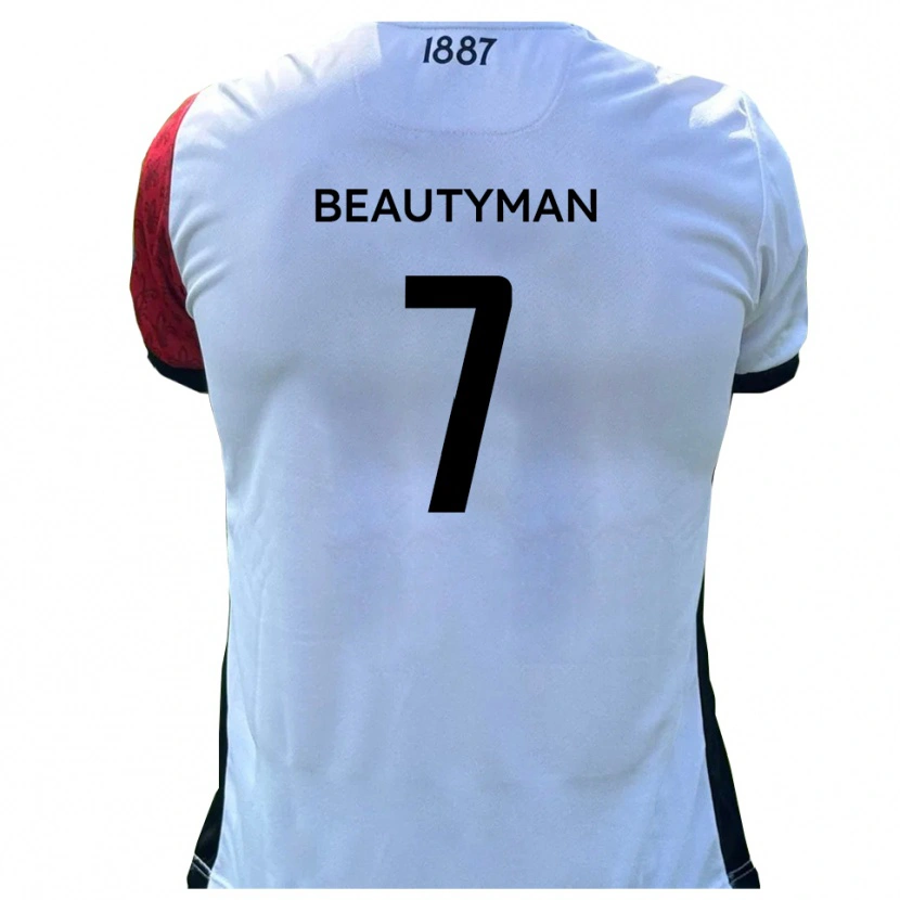 Danxen Heren Harry Beautyman #7 Rood Wit Thuisshirt Thuistenue 2025/26 T-Shirt België