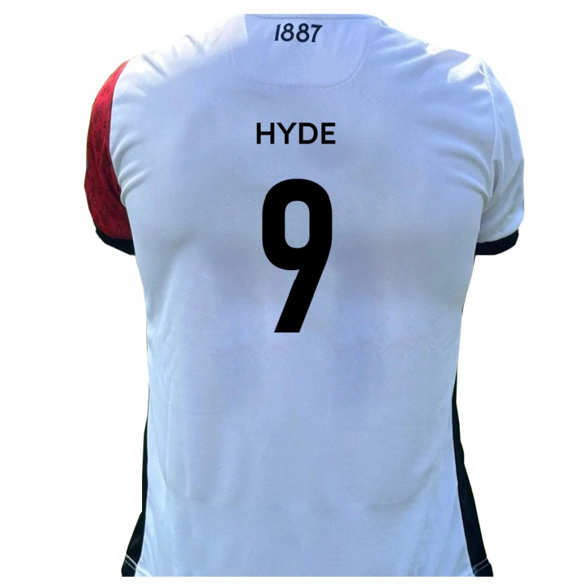 Danxen Heren Jake Hyde #9 Rood Wit Thuisshirt Thuistenue 2025/26 T-Shirt België