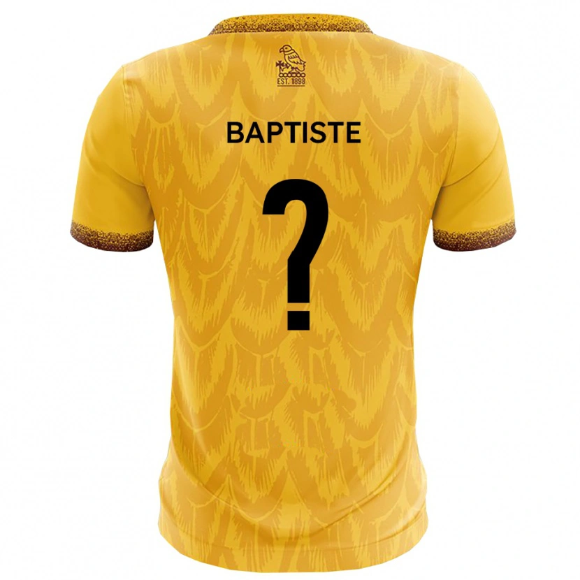 Danxen Heren Hannah Baptiste #0 Geel Bruin Thuisshirt Thuistenue 2025/26 T-Shirt België