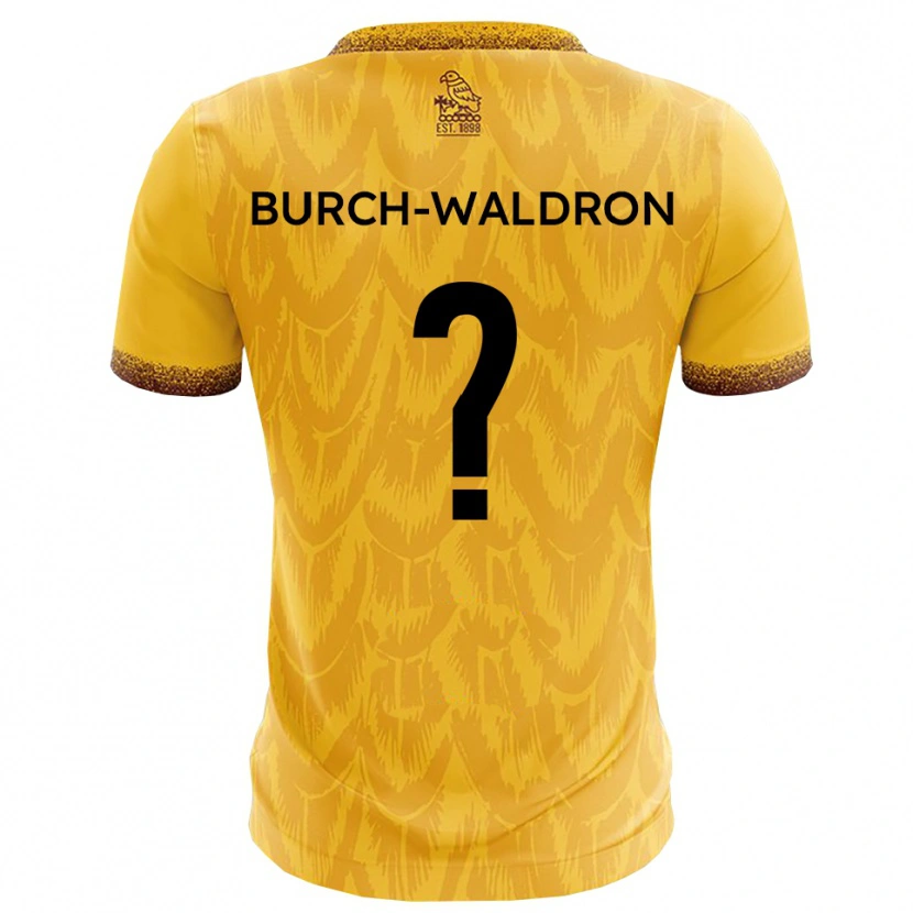 Danxen Heren K'shaela Burch-Waldron #0 Geel Bruin Thuisshirt Thuistenue 2025/26 T-Shirt België