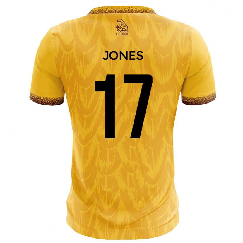 Danxen Heren Aaron Jones #17 Geel Bruin Thuisshirt Thuistenue 2025/26 T-Shirt België