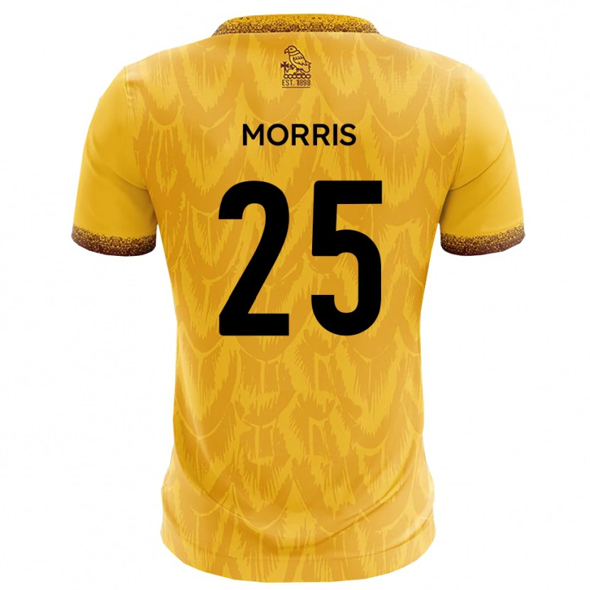 Danxen Heren Chad Morris #25 Geel Bruin Thuisshirt Thuistenue 2025/26 T-Shirt België