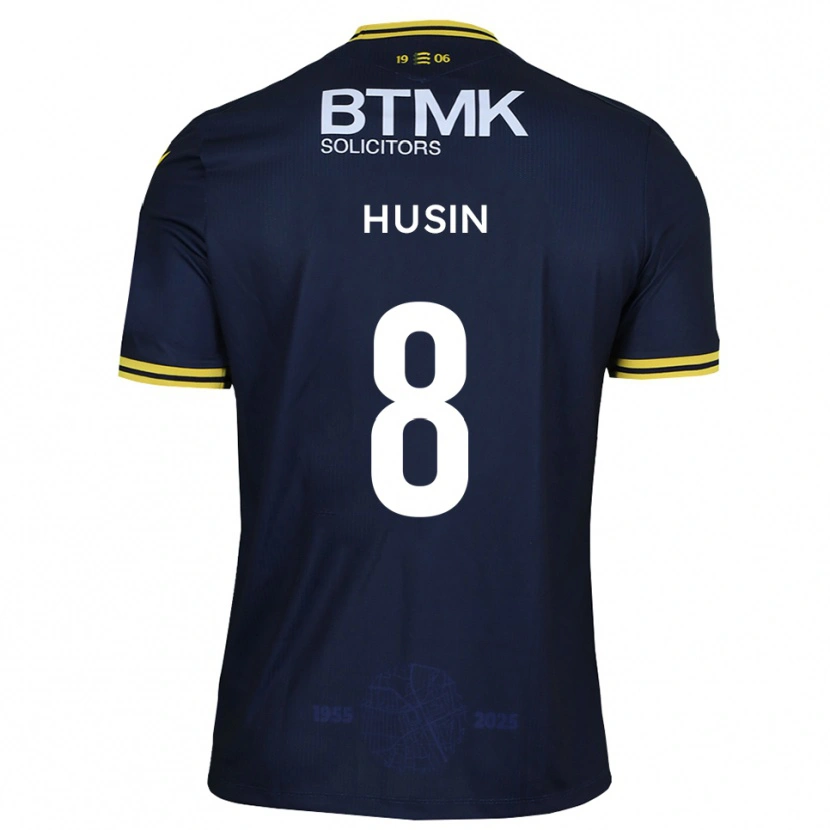 Danxen Heren Noor Husin #8 Marine Geel Thuisshirt Thuistenue 2025/26 T-Shirt België