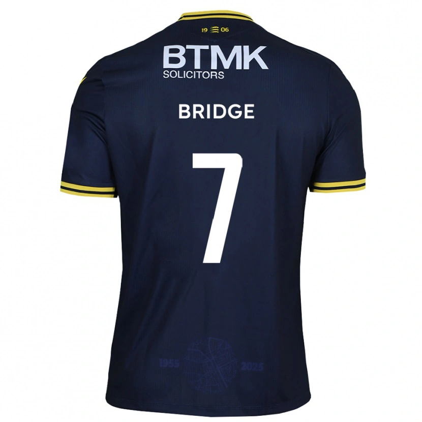 Danxen Heren Jack Bridge #7 Marine Geel Thuisshirt Thuistenue 2025/26 T-Shirt België