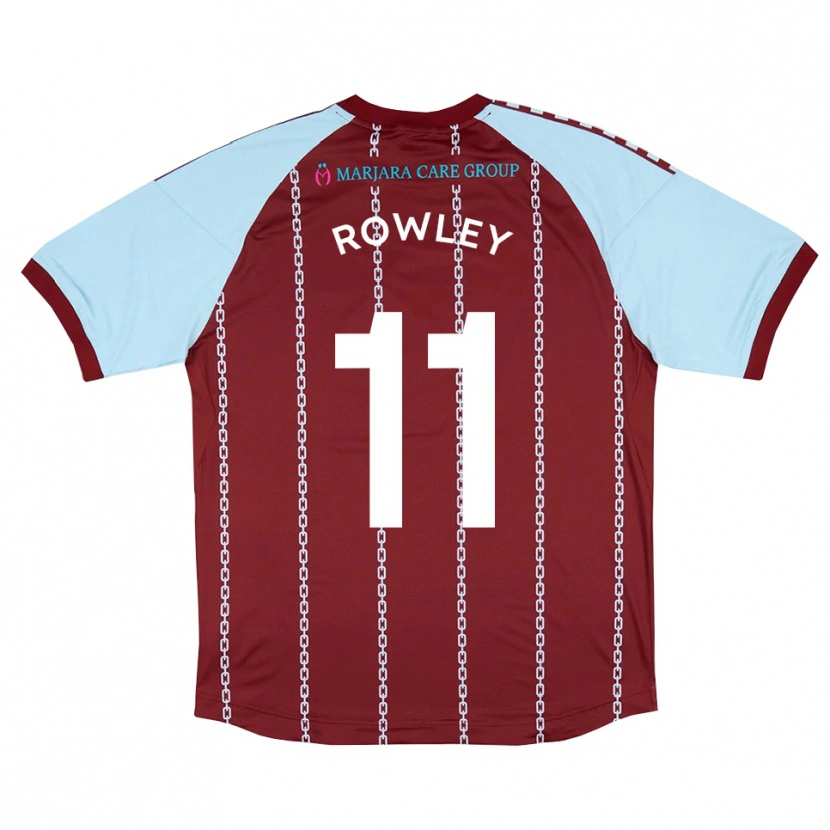 Danxen Heren Joe Rowley #11 Hemelsblauw Roest Rood Thuisshirt Thuistenue 2025/26 T-Shirt België