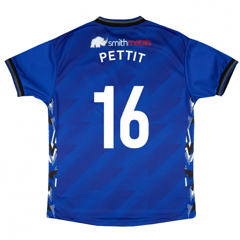 Danxen Heren Casey Pettit #16 Blauw Wit Thuisshirt Thuistenue 2025/26 T-Shirt België