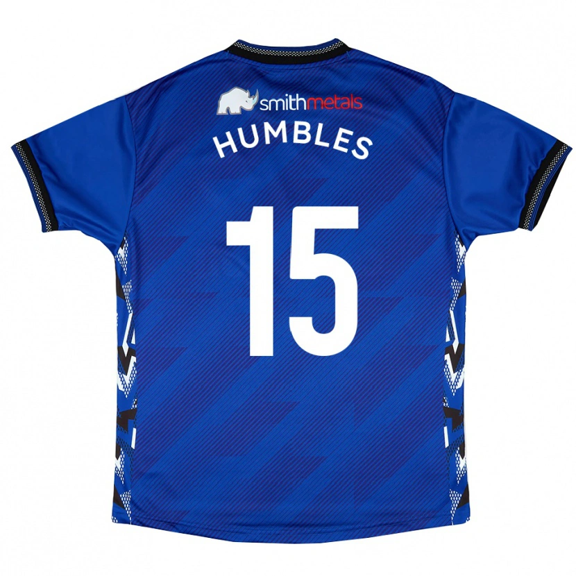 Danxen Heren Liam Humbles #15 Blauw Wit Thuisshirt Thuistenue 2025/26 T-Shirt België
