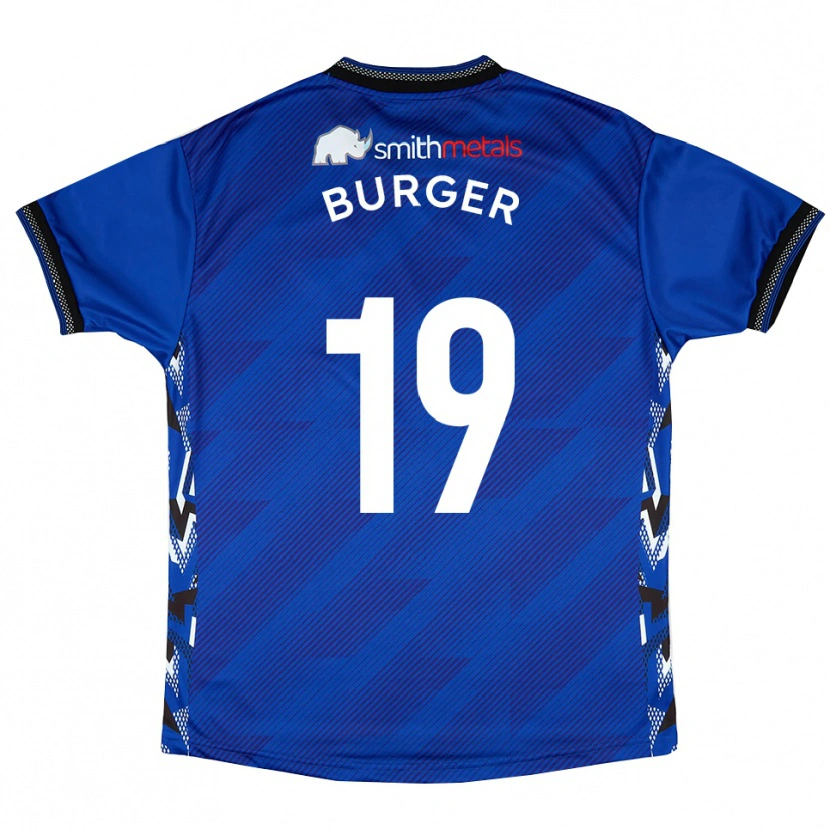 Danxen Heren Jake Burger #19 Blauw Wit Thuisshirt Thuistenue 2025/26 T-Shirt België