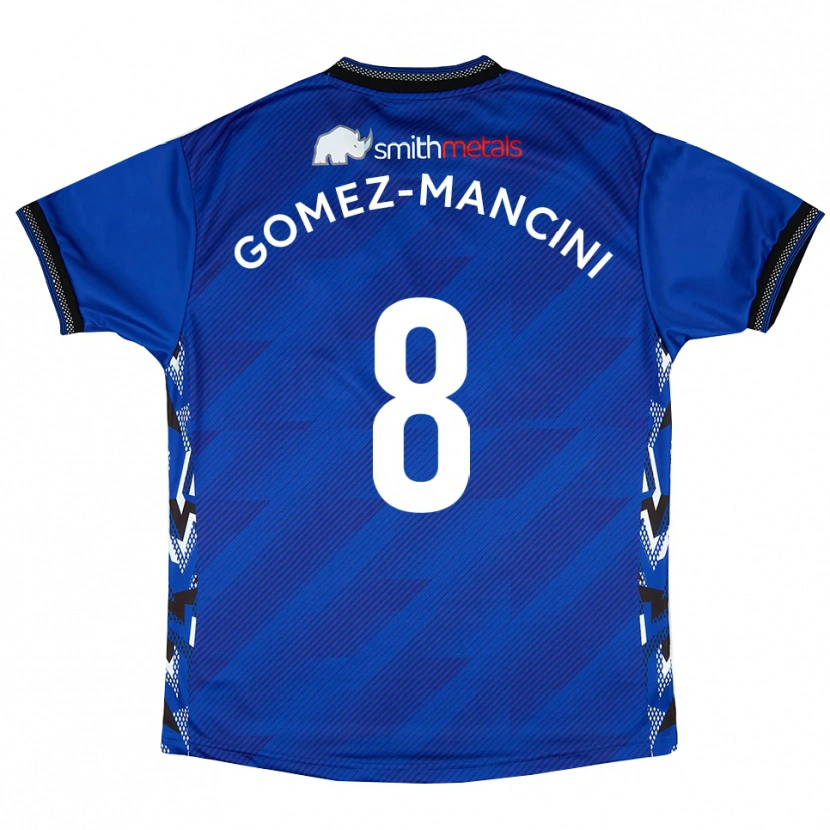 Danxen Heren Anthony Gomez-Mancini #8 Blauw Wit Thuisshirt Thuistenue 2025/26 T-Shirt België