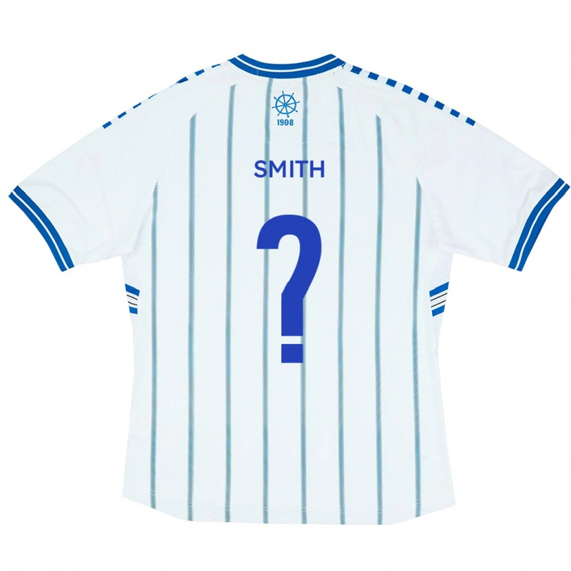 Danxen Heren Alisha Smith #0 Wit Blauw Thuisshirt Thuistenue 2025/26 T-Shirt België