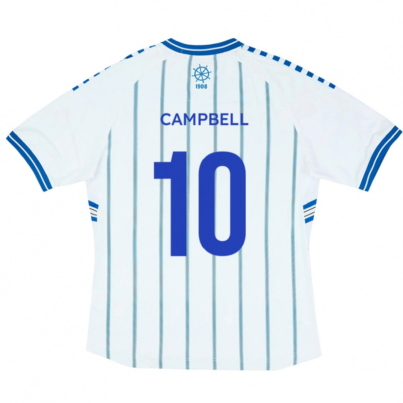 Danxen Heren Adam Campbell #10 Wit Blauw Thuisshirt Thuistenue 2025/26 T-Shirt België