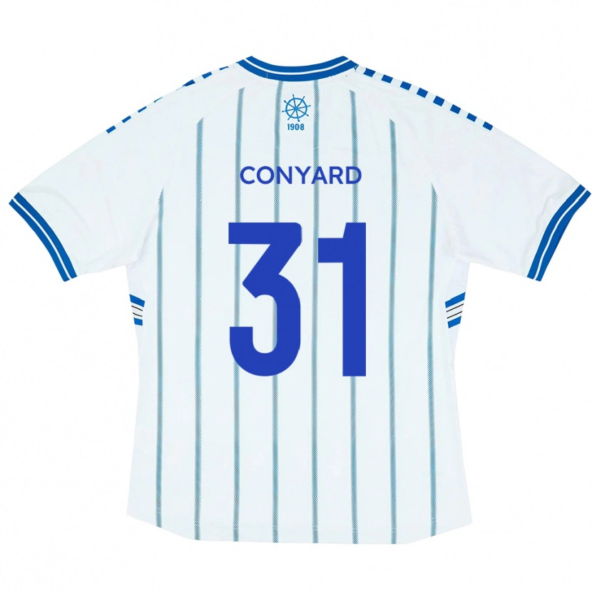 Danxen Heren Harry Conyard #31 Wit Blauw Thuisshirt Thuistenue 2025/26 T-Shirt België