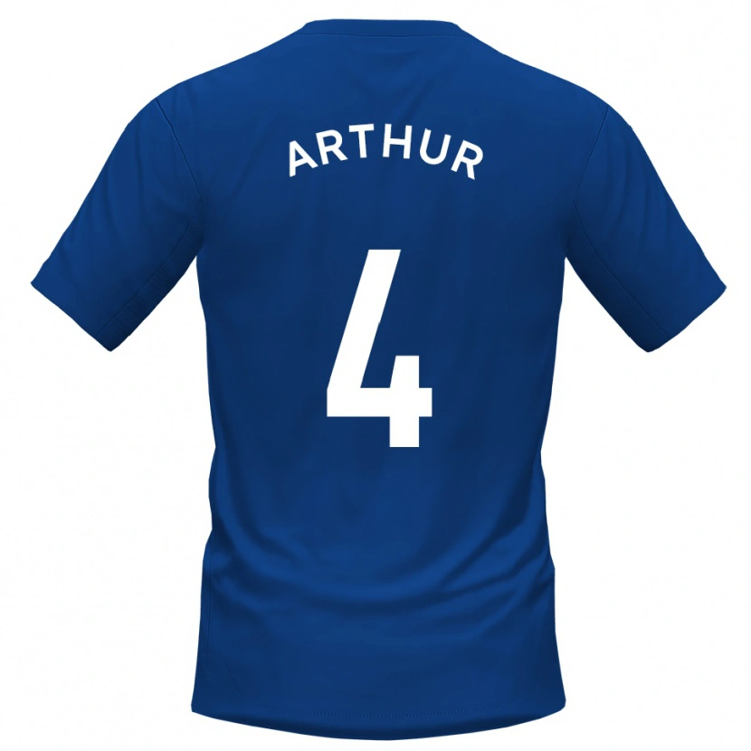 Danxen Heren Festus Arthur #4 Blauw Wit Thuisshirt Thuistenue 2025/26 T-Shirt België