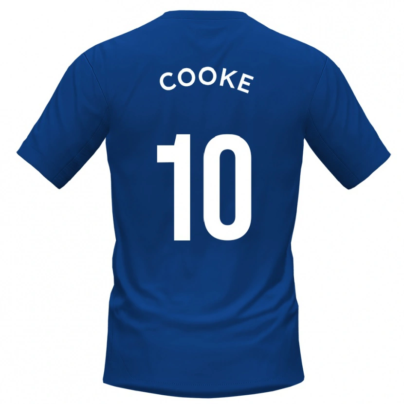 Danxen Heren Jamie Cooke #10 Blauw Wit Thuisshirt Thuistenue 2025/26 T-Shirt België