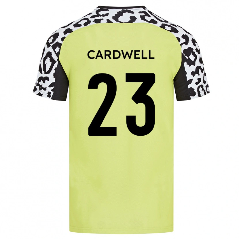 Danxen Heren Harry Cardwell #23 Fluorescerend Geel Thuisshirt Thuistenue 2025/26 T-Shirt België