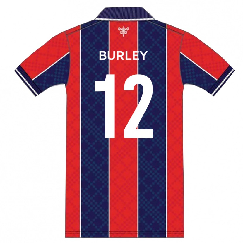Danxen Heren Andre Burley #12 Rood Marine Thuisshirt Thuistenue 2025/26 T-Shirt België