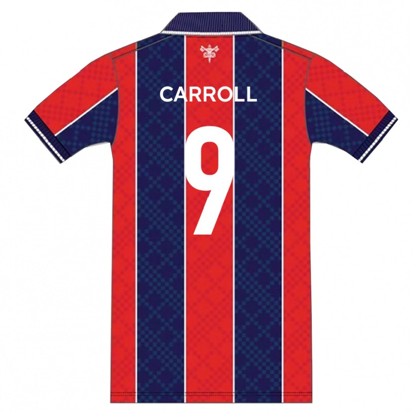 Danxen Heren Andy Carroll #9 Rood Marine Thuisshirt Thuistenue 2025/26 T-Shirt België
