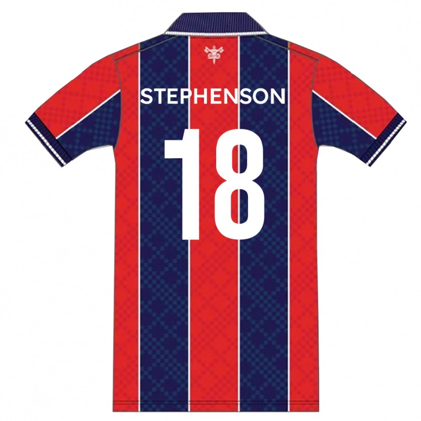 Danxen Heren Dylan Stephenson #18 Rood Marine Thuisshirt Thuistenue 2025/26 T-Shirt België