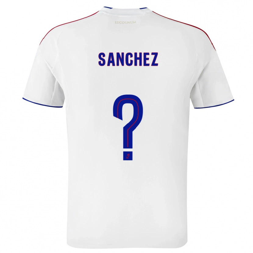 Danxen Heren Florent Sanchez #0 Wit Rood Thuisshirt Thuistenue 2025/26 T-Shirt België