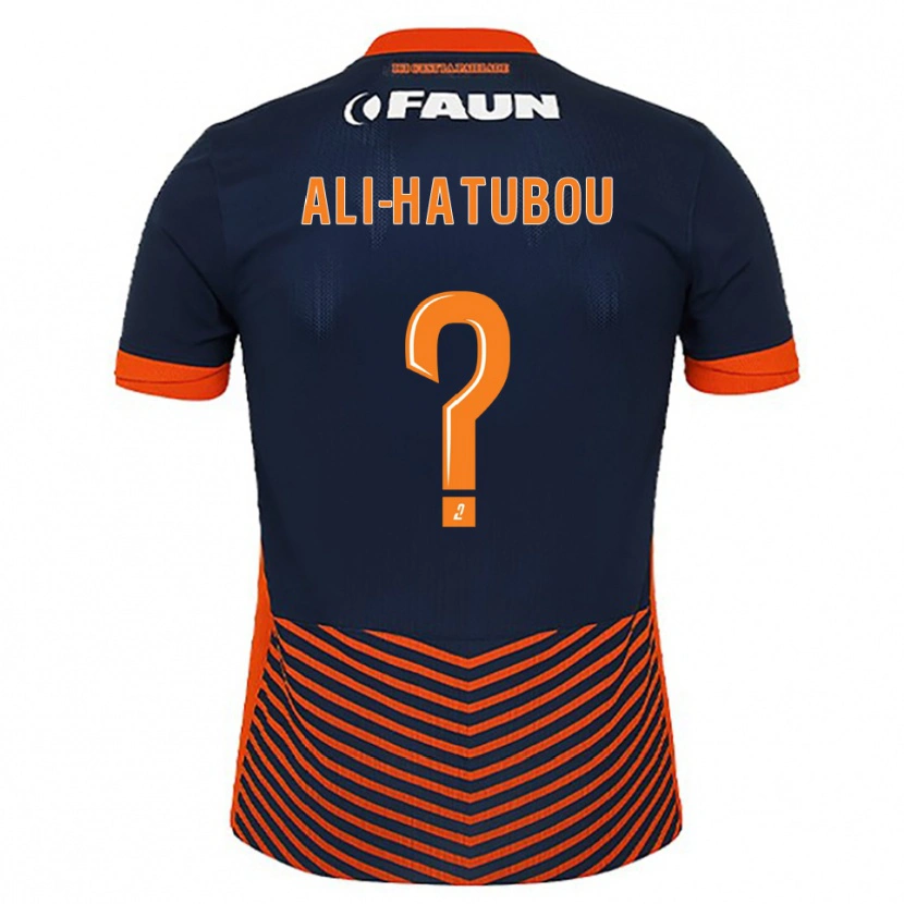 Danxen Heren Fayad Ali-Hatubou #0 Middernachtblauw Oranje Thuisshirt Thuistenue 2025/26 T-Shirt België