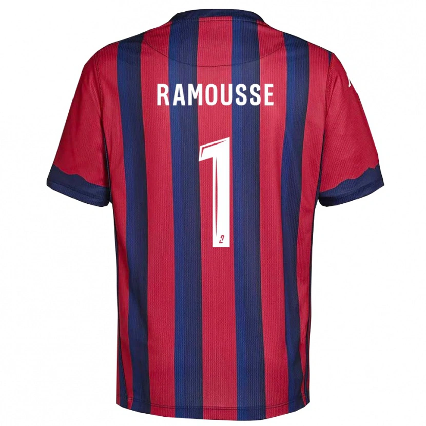 Danxen Heren Théo Ramousse #1 Bourgondisch Marine Thuisshirt Thuistenue 2025/26 T-Shirt België