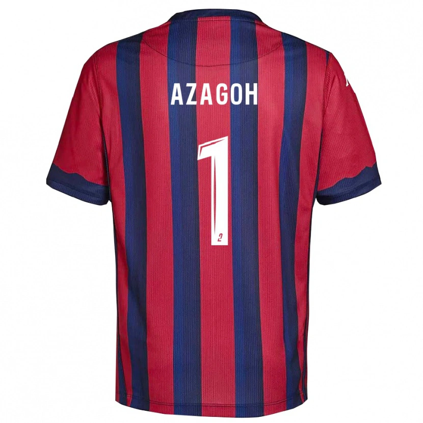 Danxen Heren Yanis Azagoh #1 Bourgondisch Marine Thuisshirt Thuistenue 2025/26 T-Shirt België