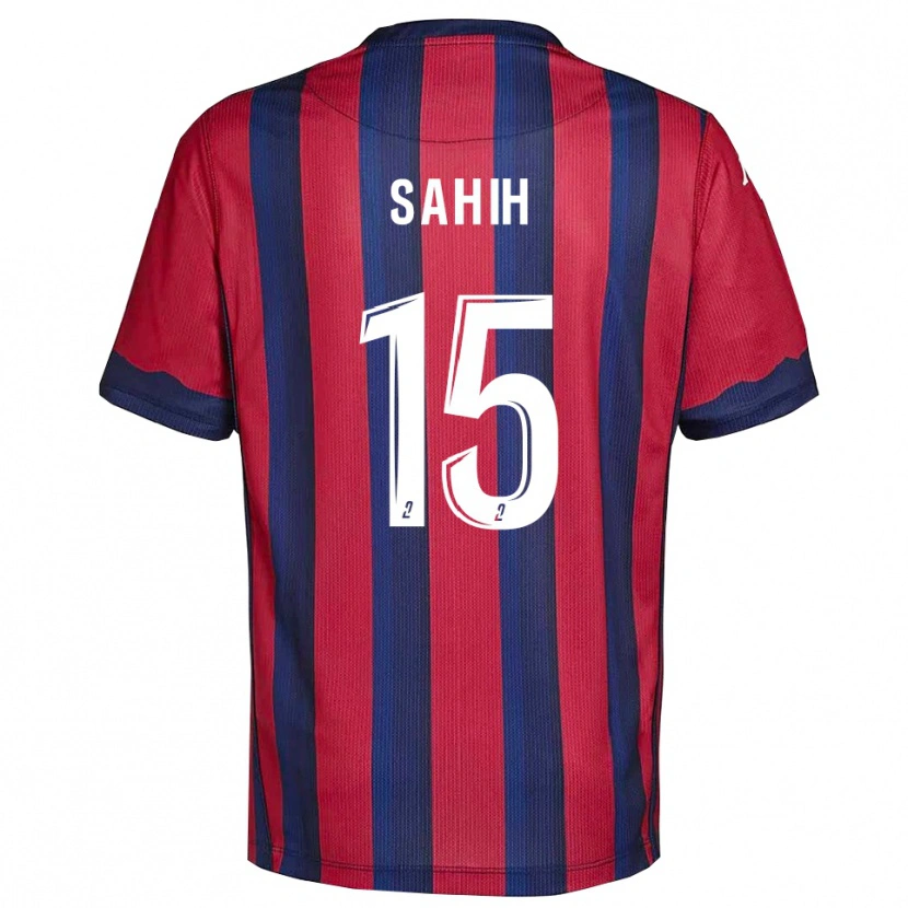 Danxen Heren Yanis Sahih #15 Bourgondisch Marine Thuisshirt Thuistenue 2025/26 T-Shirt België