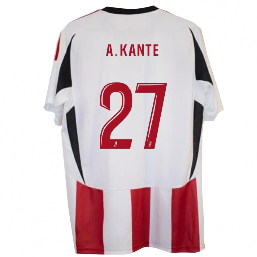 Danxen Heren Abou Kanté #27 Rood Blauw Thuisshirt Thuistenue 2025/26 T-Shirt België