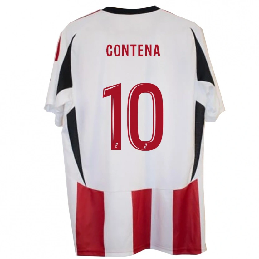 Danxen Heren Ryan Contena #10 Rood Blauw Thuisshirt Thuistenue 2025/26 T-Shirt België