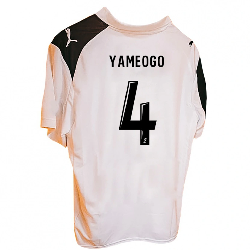 Danxen Heren Ilyas Yameogo #4 Zwart Wit Thuisshirt Thuistenue 2025/26 T-Shirt België