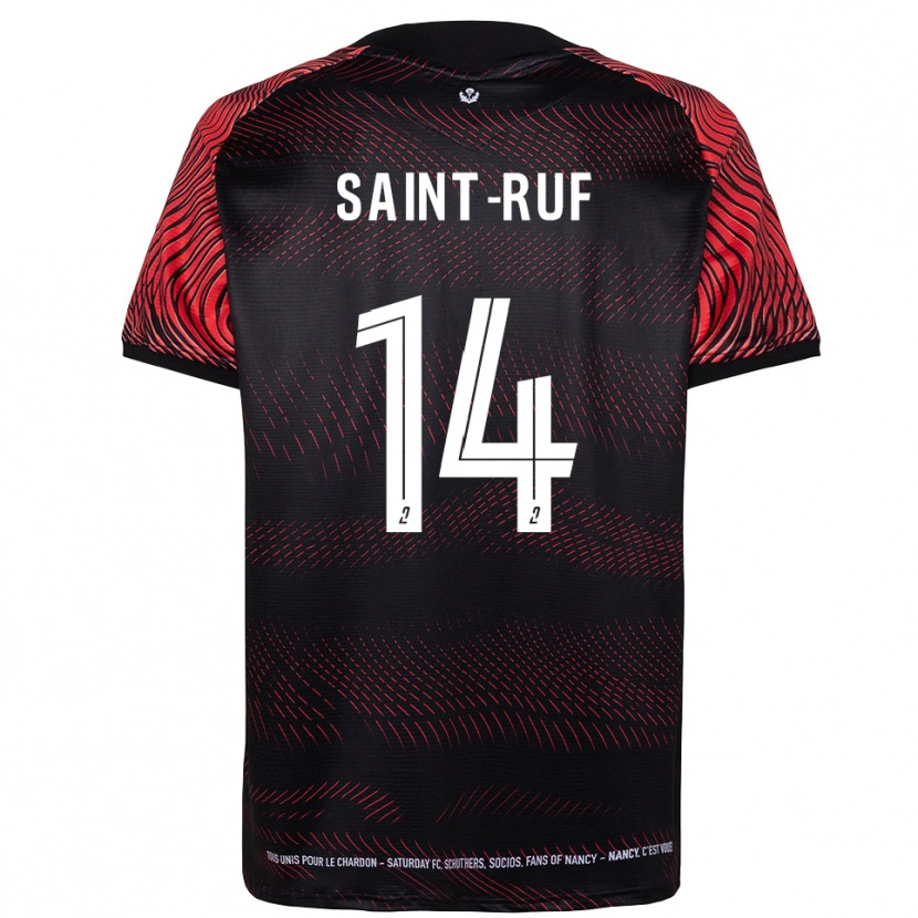 Danxen Heren Nicolas Saint-Ruf #14 Wit Rood Thuisshirt Thuistenue 2025/26 T-Shirt België