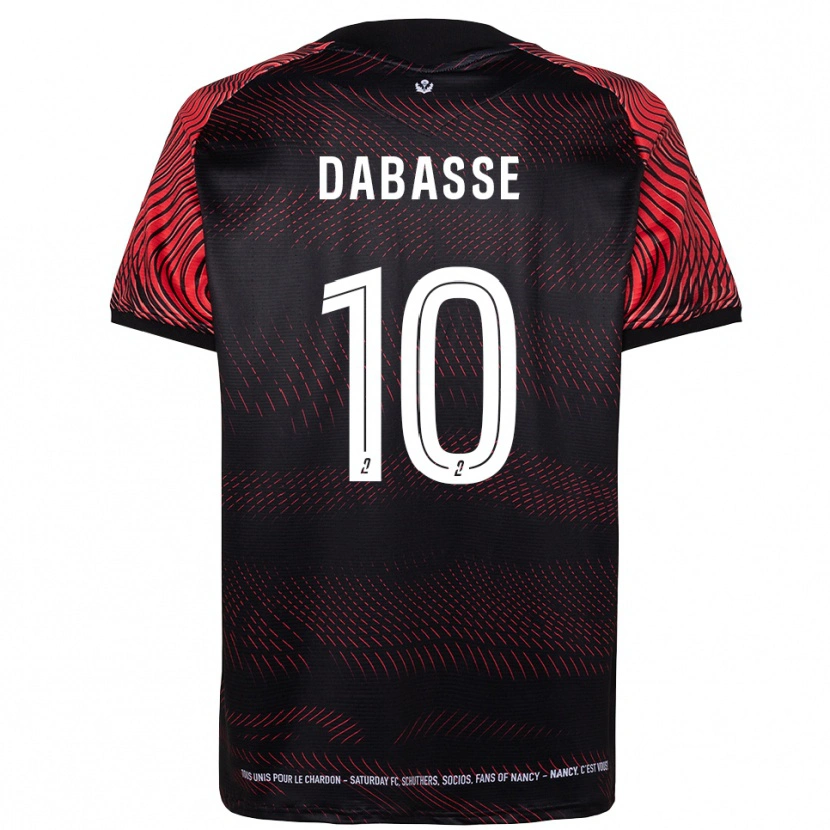 Danxen Heren Adrian Dabasse #10 Wit Rood Thuisshirt Thuistenue 2025/26 T-Shirt België