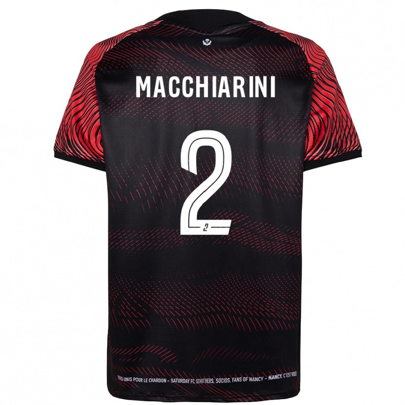 Danxen Heren Matéo Macchiarini #2 Wit Rood Thuisshirt Thuistenue 2025/26 T-Shirt België