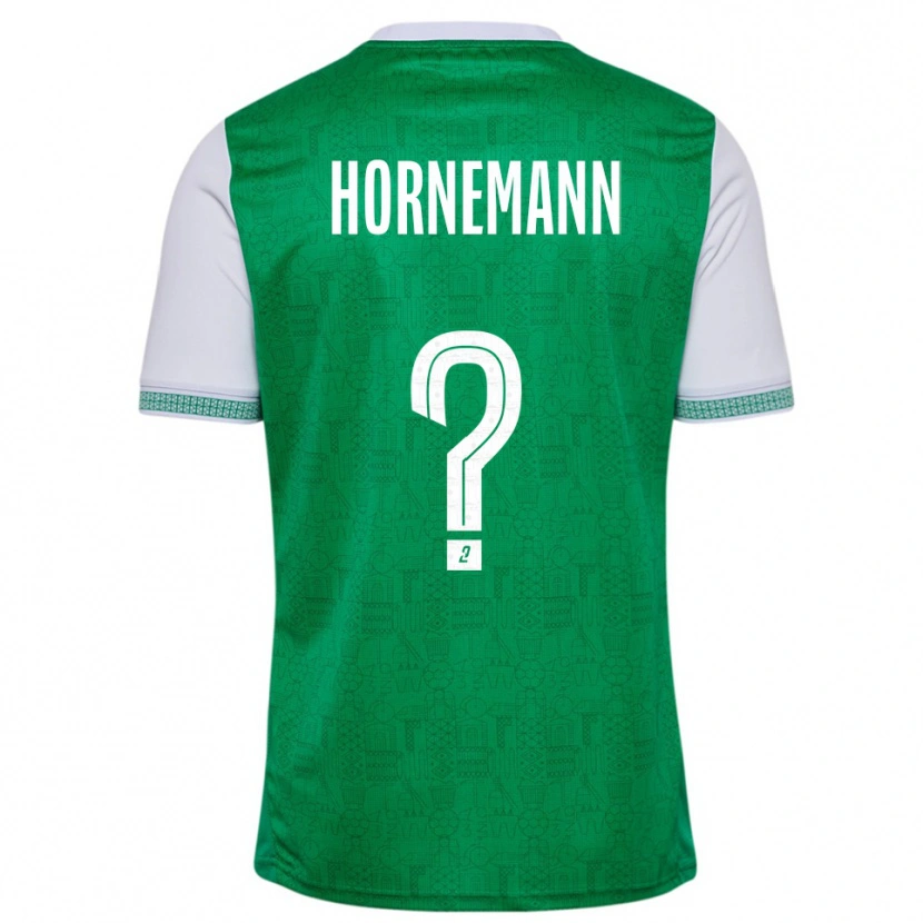 Danxen Heren Sofie Hornemann #0 Groen Wit Thuisshirt Thuistenue 2025/26 T-Shirt België