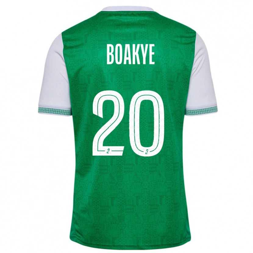 Danxen Heren Augustine Boakye #20 Groen Wit Thuisshirt Thuistenue 2025/26 T-Shirt België