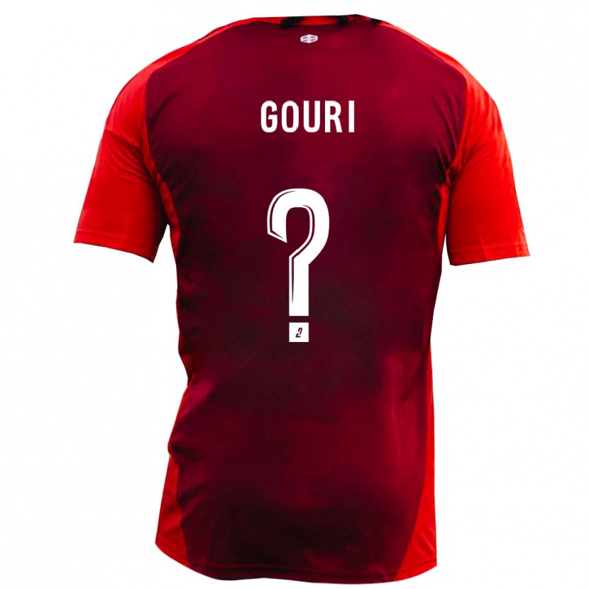Danxen Heren Naël Gouri #0 Rood Bourgondië Thuisshirt Thuistenue 2025/26 T-Shirt België