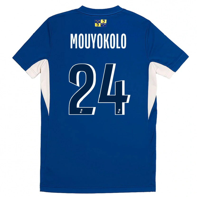 Danxen Heren Loris Mouyokolo #24 Blauw Marine Thuisshirt Thuistenue 2025/26 T-Shirt België